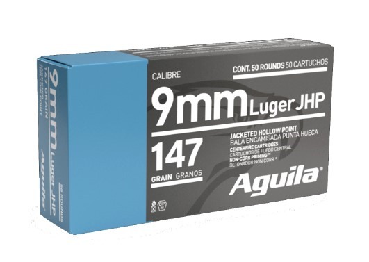 AGUILA 9MM 147GR JHP 50 - 556 Black Friday Promotion